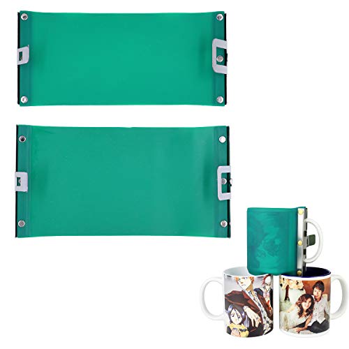 KRISMYA Hitzepresse Silikonbecher Klemme, 3D-Sublimations-Silikonbecher Wrap Cup Clamp Fixture Cover
