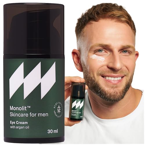 Crème pour les yeux hommes à l'huile d'argan soin matin pour tous types de peau