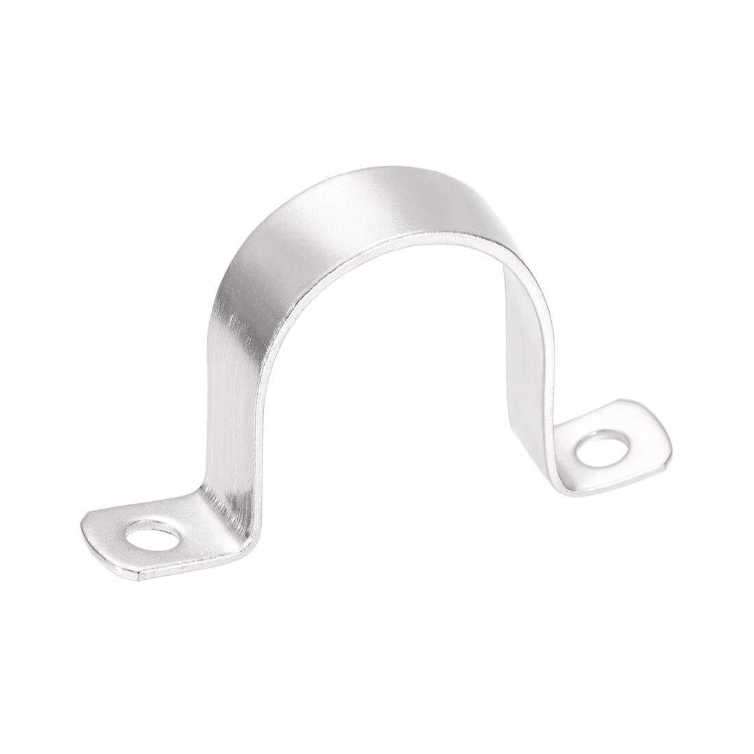 4 Pièces 100mm Collier de Fixation en Acier Inoxydable U - Fixation Sécure pour Tuyaux sur Diverses Surfaces(50mm(2Pcs))