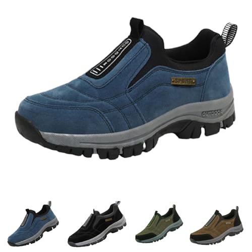 Orthopedic Walking Shoes Hiking Shoes Mens, Comfortable Waterproof Breathable Orthopedic Hiking Shoes, Outdoor Shoes for Men