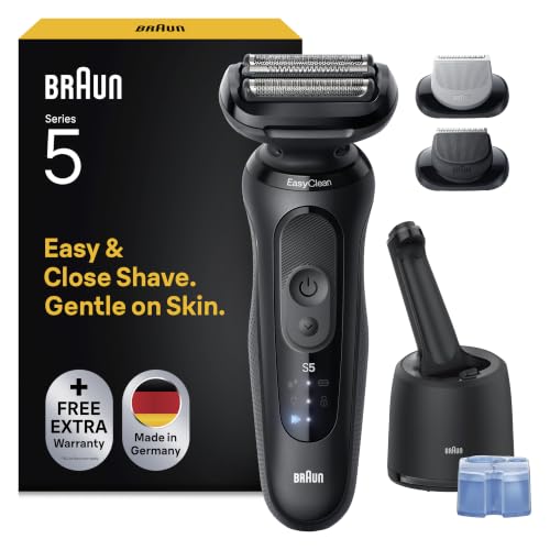 Braun Rasierer Herren Elektrisch Series 5, 52-N7650cc, Schwarz – Ansicht 1
