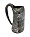 ZAHANAARA Horn Mug - Beer Mug | Rustic Viking Drinking Horn for Mead, Ale, Beer | Handmade Drinking Cups for Norse Myth Fans | Unique Gifts for Men & Women | Viking Tankard Gift, Made From Ox - 20oz