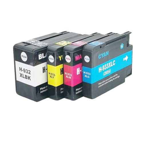 Cartouche d'encre 932XL 933XL compatible avec Officejet 6100 6600 7110 7612
