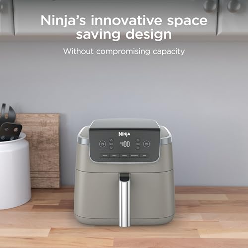 Image of Ninja Air Fryer Pro 5-in-1 | 5 QT Capacity, Air Fry, Bake, Roast, Reheat, and Dehydrate, Air Crisp Technology | Nonstick Basket & Crisper Plate | Stone | AF142SD