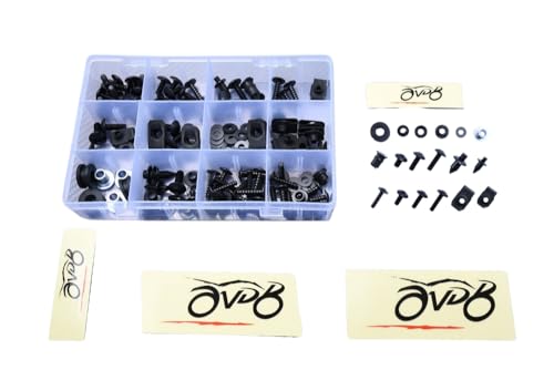 Kit visserie carénages M5 M6 noir pour YAMAHA MT09 TRACER 900 GT 2016-2020