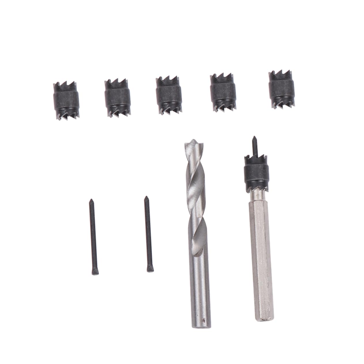 BUTIFULSIC 9pcs Spot Weld Remover Electric Drill Bits Welding Drill Special Cutting Machine Welding Spot Cutter Weld Cutter Fire Extinguisher Car Non Return Valve Rotary Cutters Silver