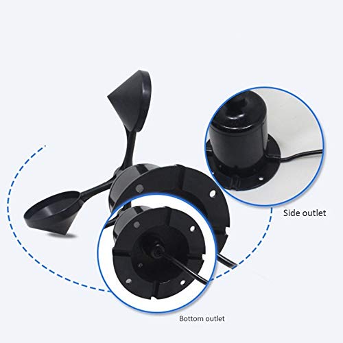 Capteur de Vitesse du Vent Trois Tasses Anémomètre DC5-30V Type Impulsion