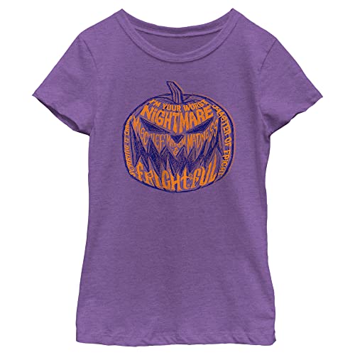 Disney Nightmare Before Christmas Logo Quote Fill Girls Heather T-Shirt
