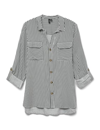 VERO MODA Damen Vmbumpy L/S Shirt New WVN Ga Noos, Pine Grove, X-Large – Ansicht 1