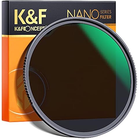 K&F Concept Nano-X Filtro ND8 de Vidrio HD con Nano Revestimiento Cover