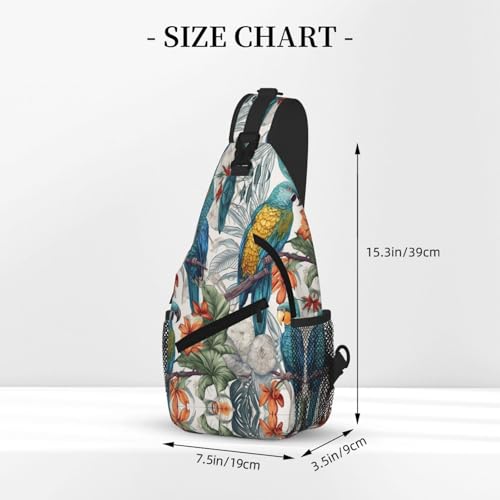 Sling bag urbana para hombre y mujer color negro miniatura 3