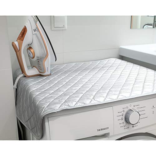 Wonder Worker Tatkraft Flat Manta de Planchado Resistente al Calor Colchoneta de Planchar, 85X58 cm