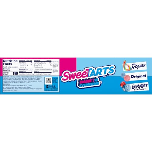 SweeTARTS Mini Chewy Mixed Fruit Flavored Candy, Sweet & Tart, 1.8 oz 24 Ct - image 9