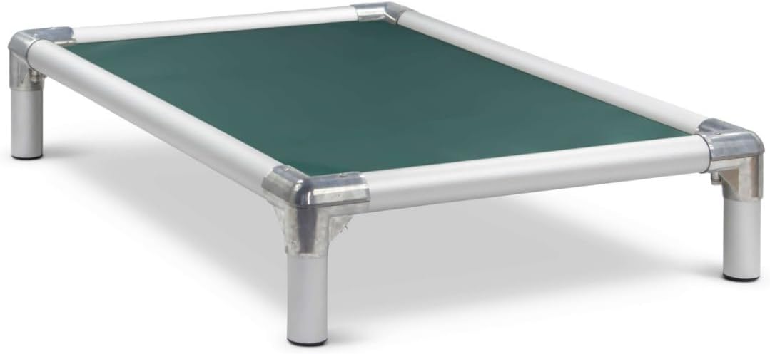 Kuranda Cama Antimasticable – Aluminio Plateado – 25″ x 18″ – Nylon Balístico – Bosque