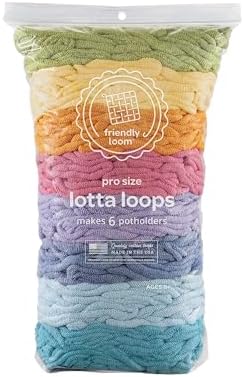 Friendly Loom Lotta Loops Botanical Cotton Weaving 10 Inch PRO Loops image 3
