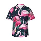 Photo Gallery gaxfjru camicie hawaiane con stampa floreale fenicottero per uomo donna estate hawaiana manica corta casual vestibilità comoda abbottonatura, nero , xxl Photo Gallery gaxfjru camicie hawaiane con stampa floreale fenicottero per uomo donna estate hawaiana manica corta casual vestibilità comoda abbottonatura, nero , xxl