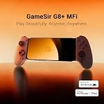 GameSir G8 Plus MFi Phone Controller for iPhone 15/16/17/iPad Mini & Android (USB-C), Officially MFi Certified- Ergonomic Grip, Play Call of Duty,Stream Xbox, PS Remote Play, 2 Pro Back Buttons