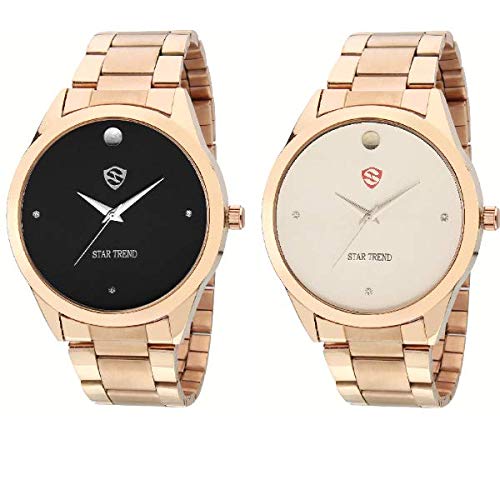 swiss track Analog Chain Strap Watch for Couple (ST-067) Pack of 2 Pc (B0BKPJZJSN) Amazon Price History, Amazon Price Tracker