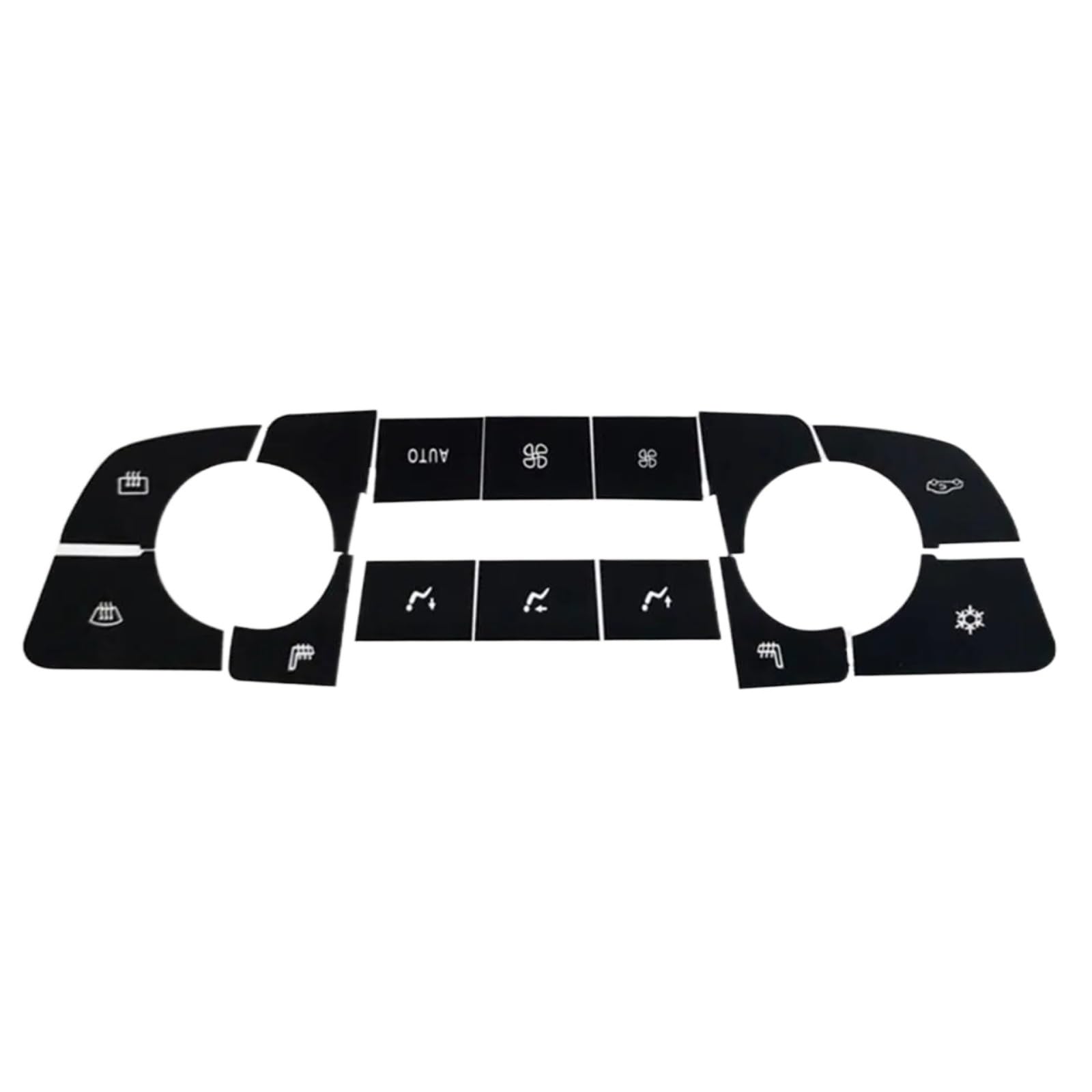 Repair Patch Compatible with Vauxhall for Insignia A G09 Button Sticker Climate Air Accessories Interior Repair Cover Car Interior Button Stickers