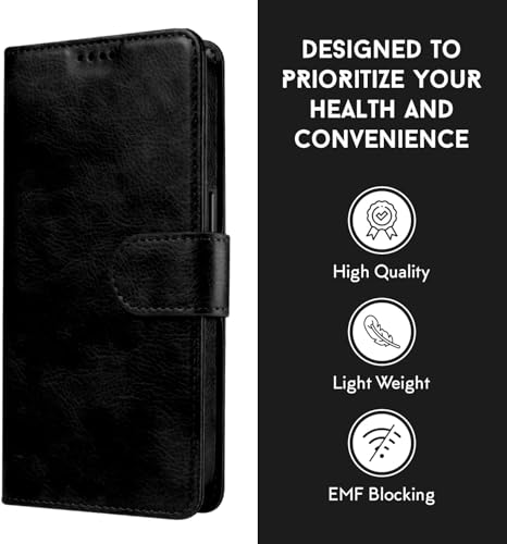 Radenergy FLIP CASE Emf Protection Anti Radiation Iphone Leather Flip Folio Case thumb #2