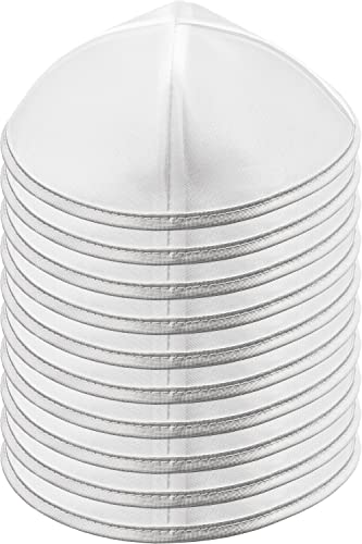 Image of Pack of 10 or 30-Pcs - Hq 19 /20CM Satin Kippah for Men & Boys, Yamaka Hat Designed in Israel - Kippot Bulk