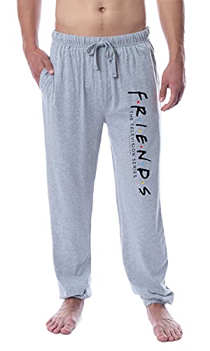 INTIMO Friends TV Show Logo Mens' Sleep Jogger Loungewear Pajama Pants