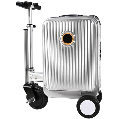 Rideable Suitcase Scooter for Adults - Electric Luggage with TSA Lock, USB Port, Lightweight Design for Travel