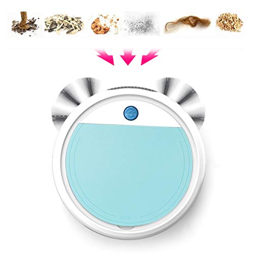 Image of ECOMISTIQ 4-in-1 Cleaning Mopping Sweeping Robot Automatic Vacuum Cleaner Light Blue-Home & Garden - Household Supplies & Cleaning - Vacuum Cleaners