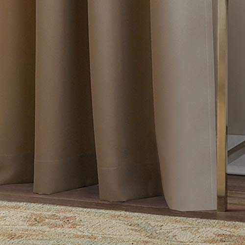 Curtainworks Curtain Panel, Fabric, Brown/Tan, 52" W x 120" L (Pack of 1), W 52" x L 120" (1 Panels) - Image 3