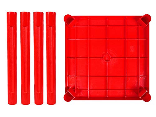 Zeus Party Tavolino in plastica rigida 50 x 50 per...