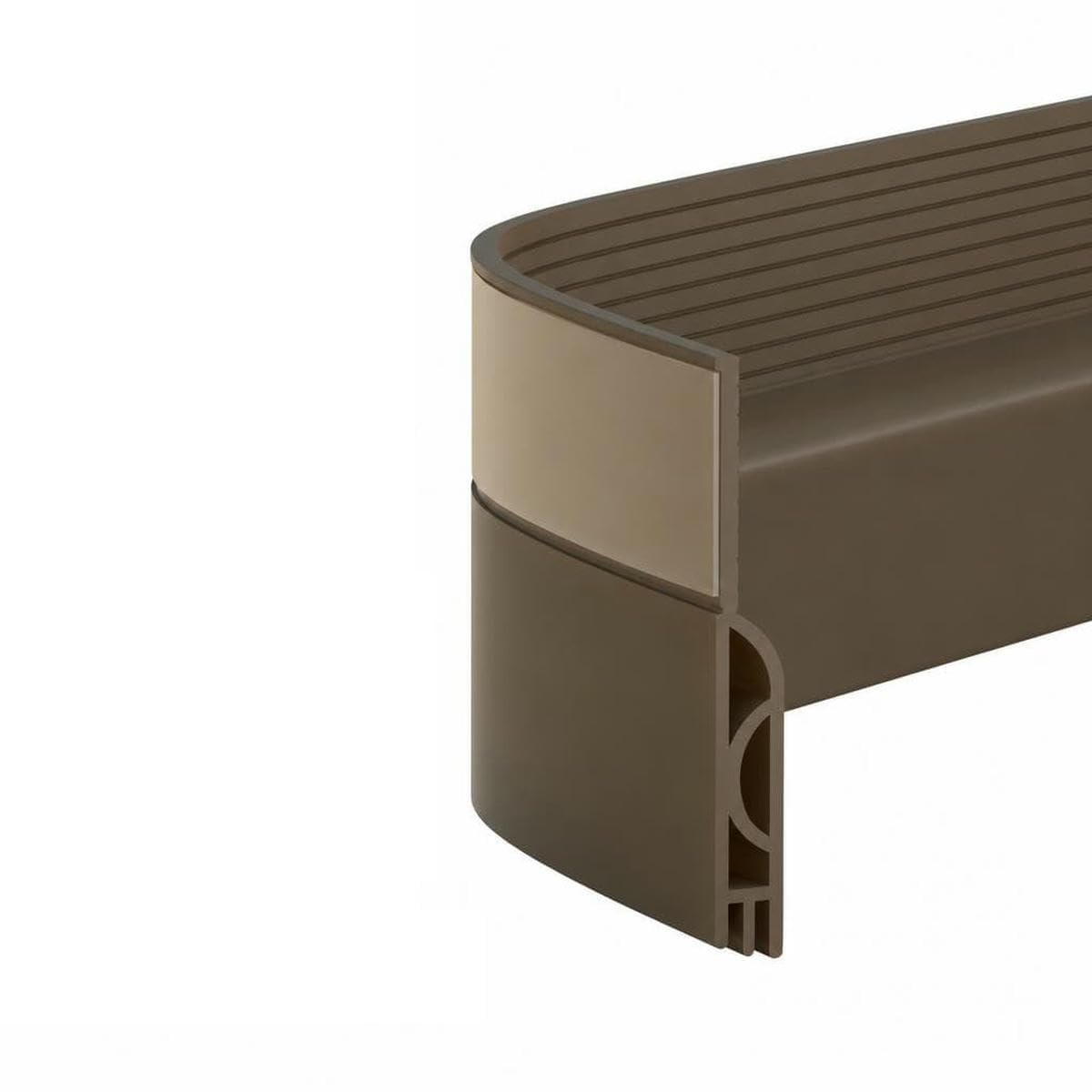 Tbskuy 1M-Brown 1/2M Door Draft Stopper Door Sweep For Bottom Of Door Weather Stripping Door Bottom Seal Blocker Air Noise Under Door Gap Filler