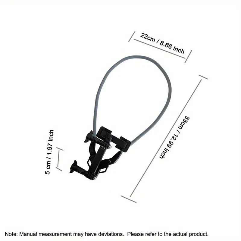 Image of Suicune Neck Tripod Phone Holder for iPhone, POV /Vlog Cell Phone Mount Holder for Recording, Hand Free Adjustable Phone Neck Stand, Chest Stand Video Recording for iPhone 15 14 13 12 Pro Max Plus Mini