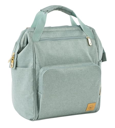 Sac à dos menthe de maternité Lässig Glam Goldie et de change bébé