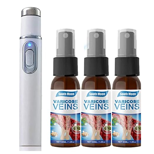 30 ml veinhealing åderbråck behandlingsspray, åck behandling mirakelspray för ben förbättrar blodcirkulationen (3 st spray + 1 st penna)