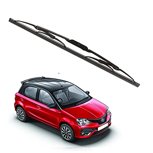 Image of Kylo Windshield Wiper for ETIOS LIVA /Conventional and Traditional Metal Type Windshield Water Repellency Scratch Proof Metal Wiper Blades Suitable for ETIOS LIVA (SIZE - 26 inch) (PACK OF 1 PC)