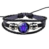 Hübsches Surferarmband mit Sternzeichen Chunk Ihrer Wahl