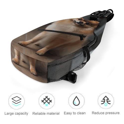 Bolso bandolera estilo casual para viaje y senderismo 38x20cm miniatura 5