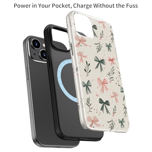 Goodon for iPhone 13 Mini Case, Cute Wildflower, MagSafe Compatible - image 4