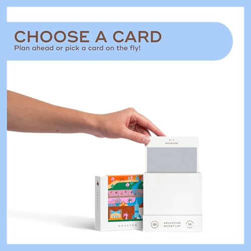 Image of Reach International Outfitters Houston Adventure Bucket List - 50 Scratch-Off Cards for Outdoor Activities, Tourist Attractions, and Landmarks Guide for Exploring Houston