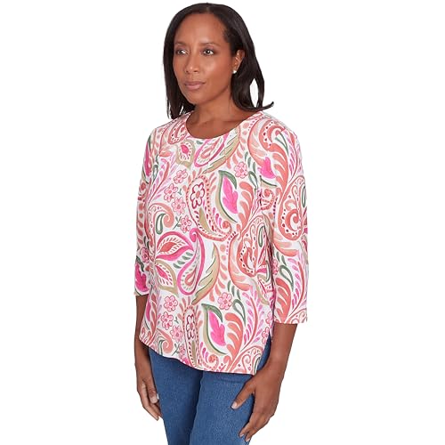 Embellished Crewneck Paisley Top3