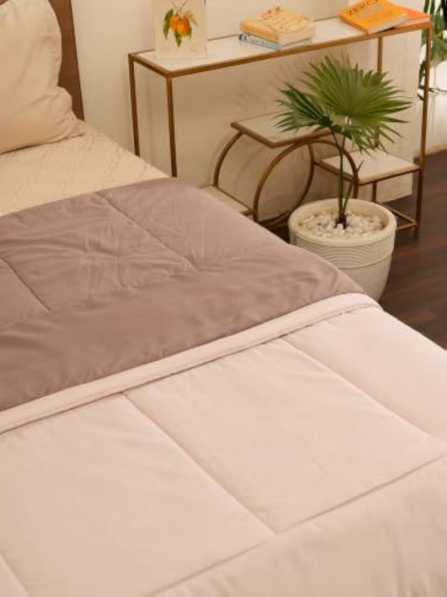 Blush Pink Lightweight Double Bed Comforter