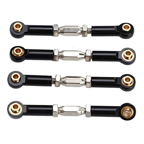 Shipenophy RC Turnbuckles Toe Links , 1/10 Camber Links Black Color for RC Car (60 70mm)