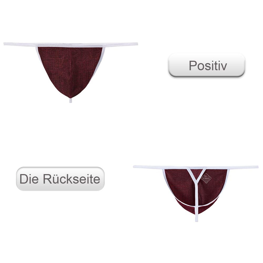 Tangas para hombre, sexy, suave y cómoda, con material ligero y transpirable