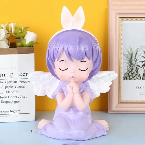 Image of Money Saving Bank with Coin Slot / /Creative Cartoon Design Money Bank / /Plastic Piggy Bank for Boys & Girls (Pack of 1) (Purple - Angle)