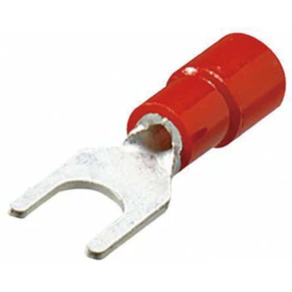 Amazon | ニチフ 環境配慮形絶縁被覆付丸形端子 TMEX1.25-4S-RED