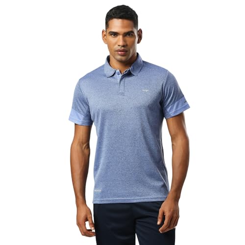Image of berge' New Mens Melange Polyester Dry Fit Collar Polo Tshirts for Men, Quick Drying & Breathable Fabric, Gym Wear & Workout Tees|Collar Tshirt for Men|Slim Fit Half Sleeve Tshirt|Polo Neck Tshirts