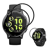 対応 Garmin VivoActive5 フィルム【3枚セット】 ガーミン vivoactive 5 保護フィルム PET複合材 炭素繊維 3D曲面 全面保護 高速反応 キズ修復機能 高透過率 指紋防止 気泡ゼロ SNK3BMVIVO5