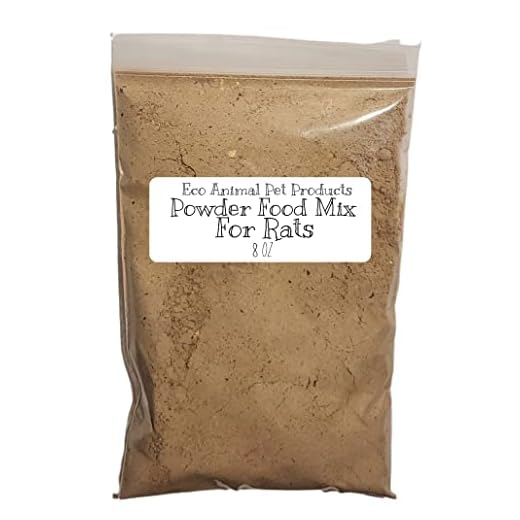 Pet Rat Emergency Powdered Meal Mix - Liquid Food Supplement for Sick, Injured, Elderly Rats (7 Oz.)