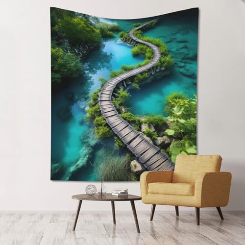 Tapisserie murale Plitvice ultra douce SHuWeiD déco chambre