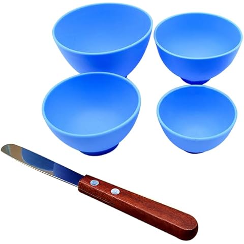 VIBURISH Flexible Alginate Rubber Mixing Bowls Set Cover